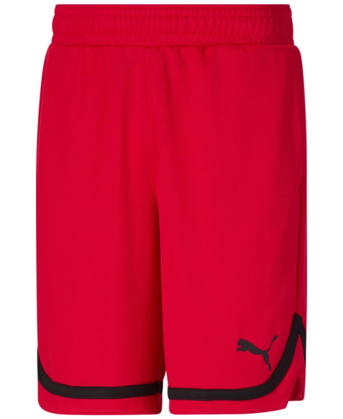 Puma Mens Rtg Regular-Fit Moisture-Wicking Mesh 10 Basketball Shorts Product Image