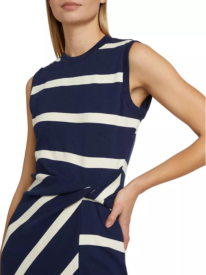 Cody Striped Sleeveless Dress Product Image