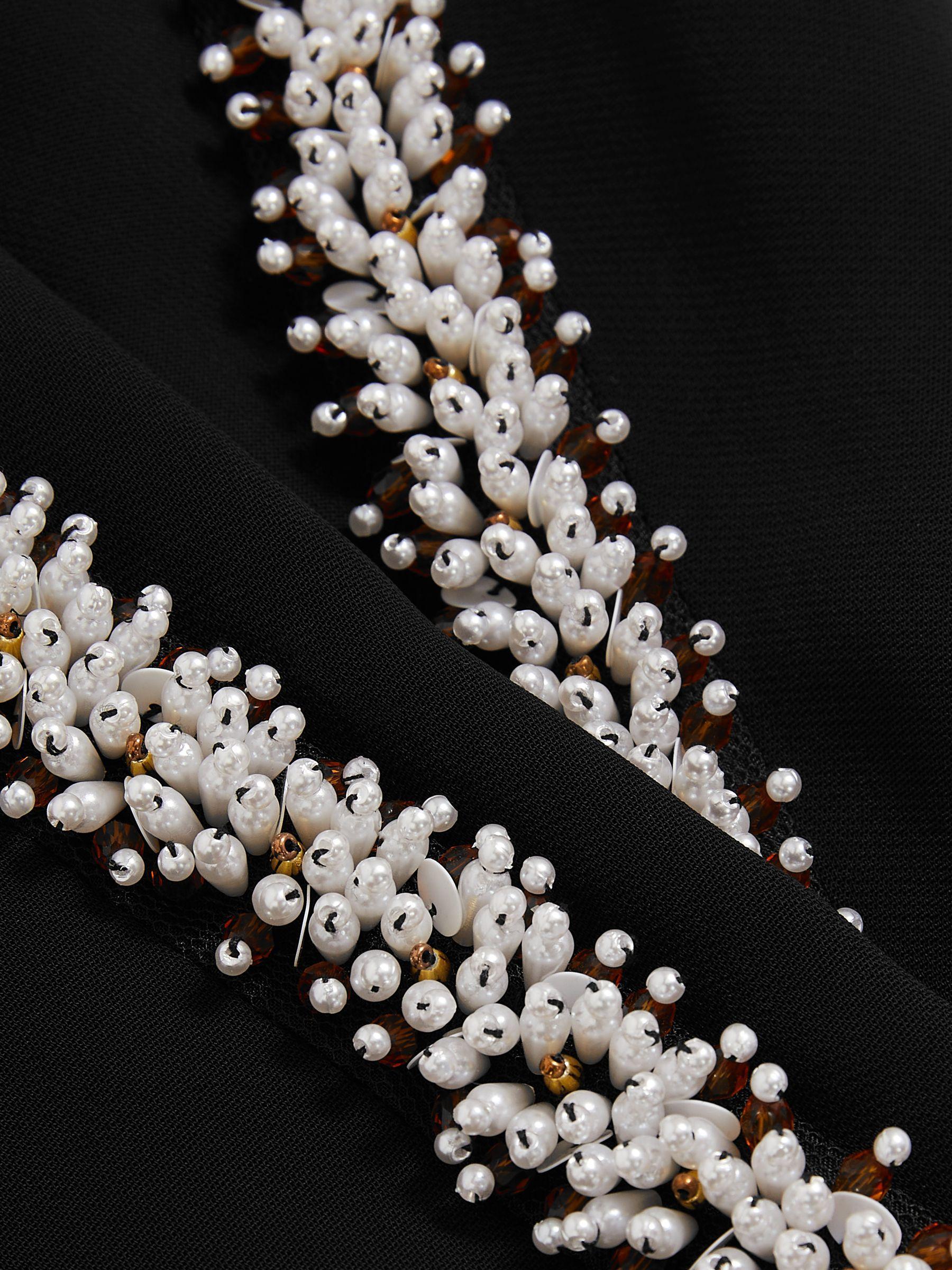 Atelier Embellished Wide-Leg Trousers in Black Product Image