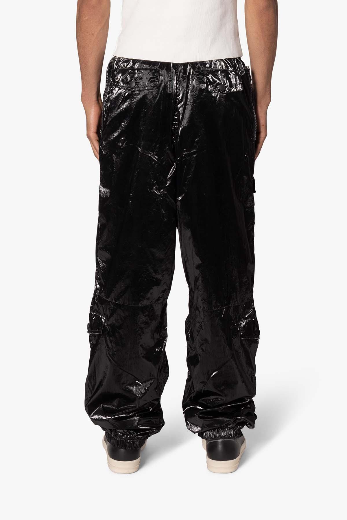 Ruffled Jogger Pants - Black Product Image