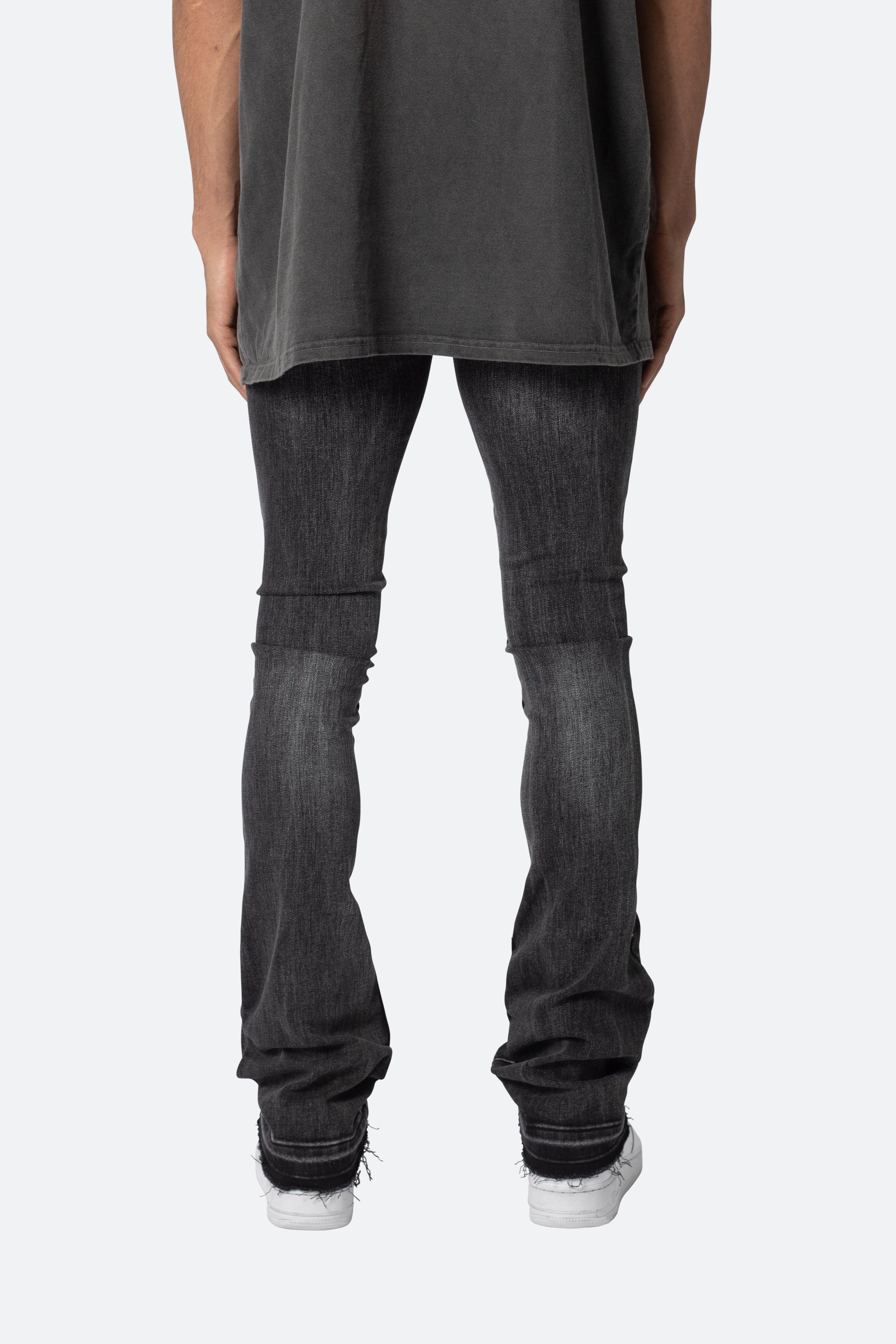 X514 Skinny Stacked Denim - Washed Black Product Image