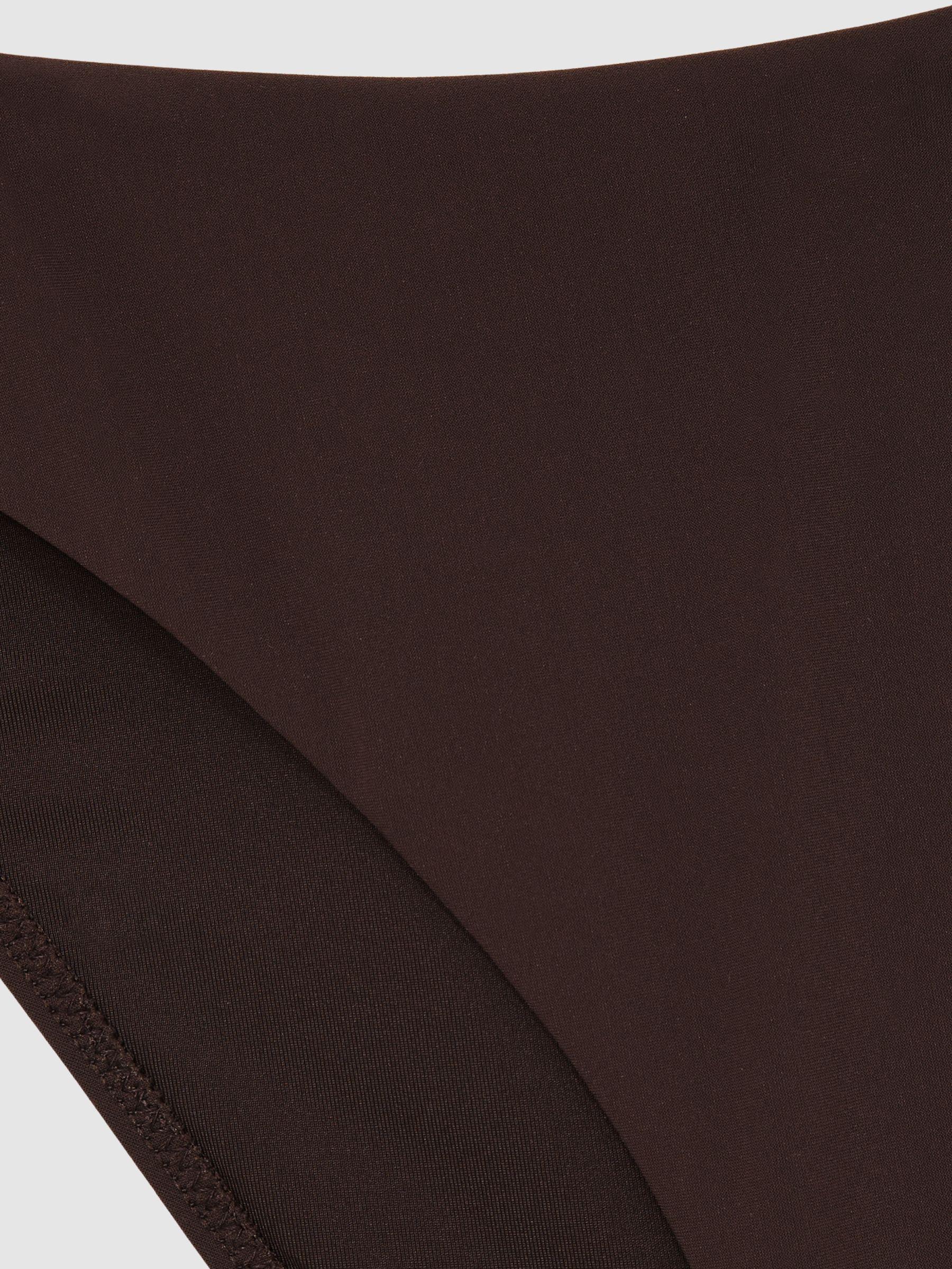 Mid-Rise Bikini Bottoms in Mocha Product Image