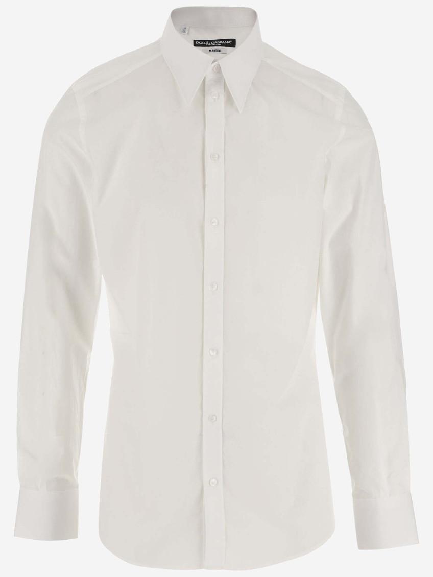 White Long Sleeve Shirt In Beige Product Image