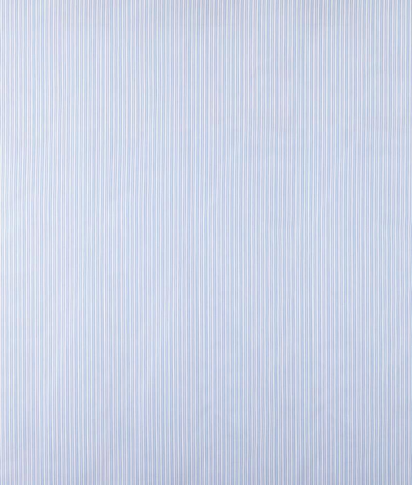 Men's Stripe Cotton Poplin Pajama Set in White/blue Product Image