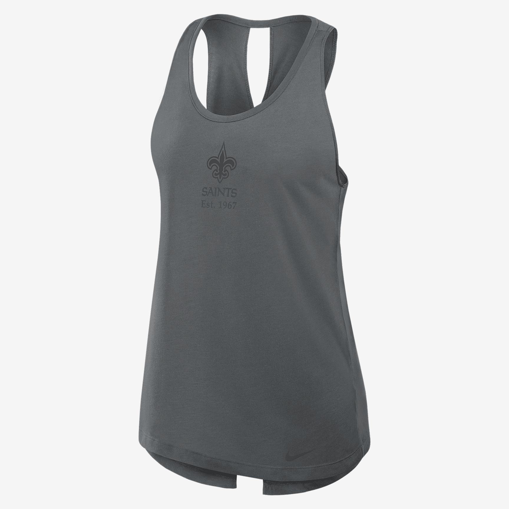New Orleans Saints Established Nike Women's Dri-FIT NFL Tank Top Product Image
