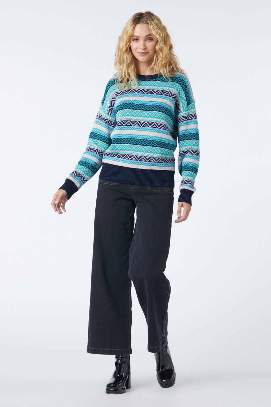 Maddi Fair Isle Sweater Product Image