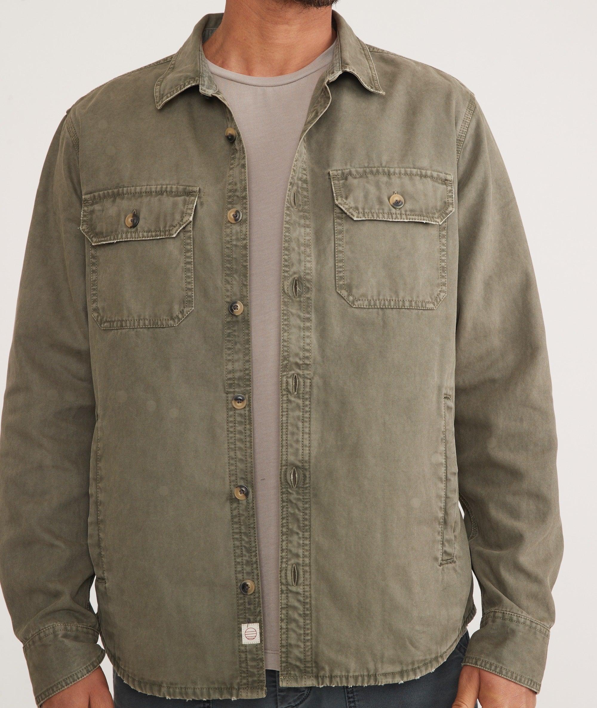 Broken In Canvas Overshirt Product Image