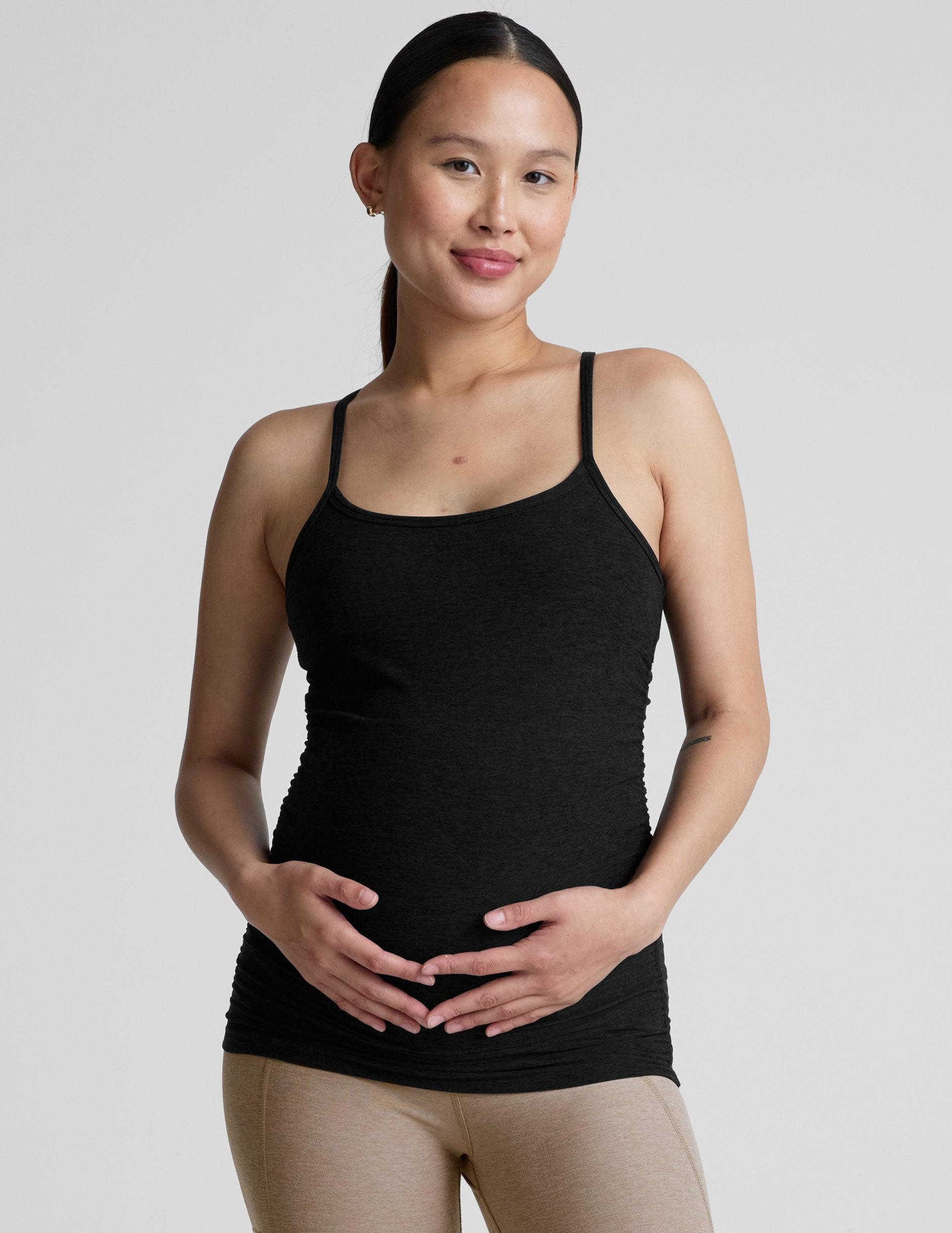 Spacedye Keep Your Cool Maternity Slim Racerback Tank Product Image