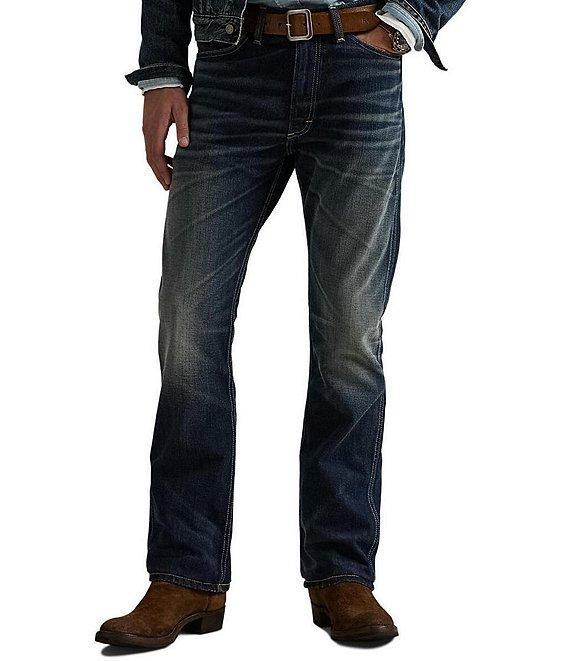 Polo Ralph Lauren Heritage Rider Distressed Jeans Product Image