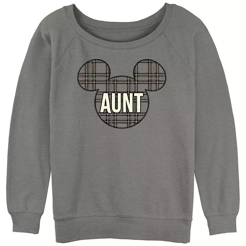 Disney Princesses Juniors In My Princess Era Slouchy Terry Graphic Pullover, Womens Grey Heather Product Image