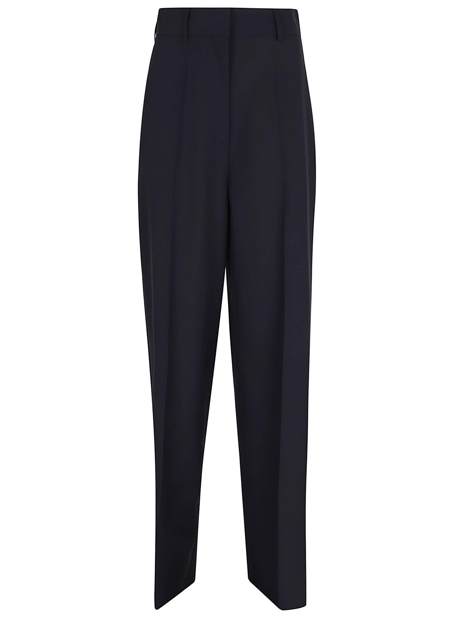 VALENTINO Dry Tailoring Wool Pants In Dark Blue Product Image