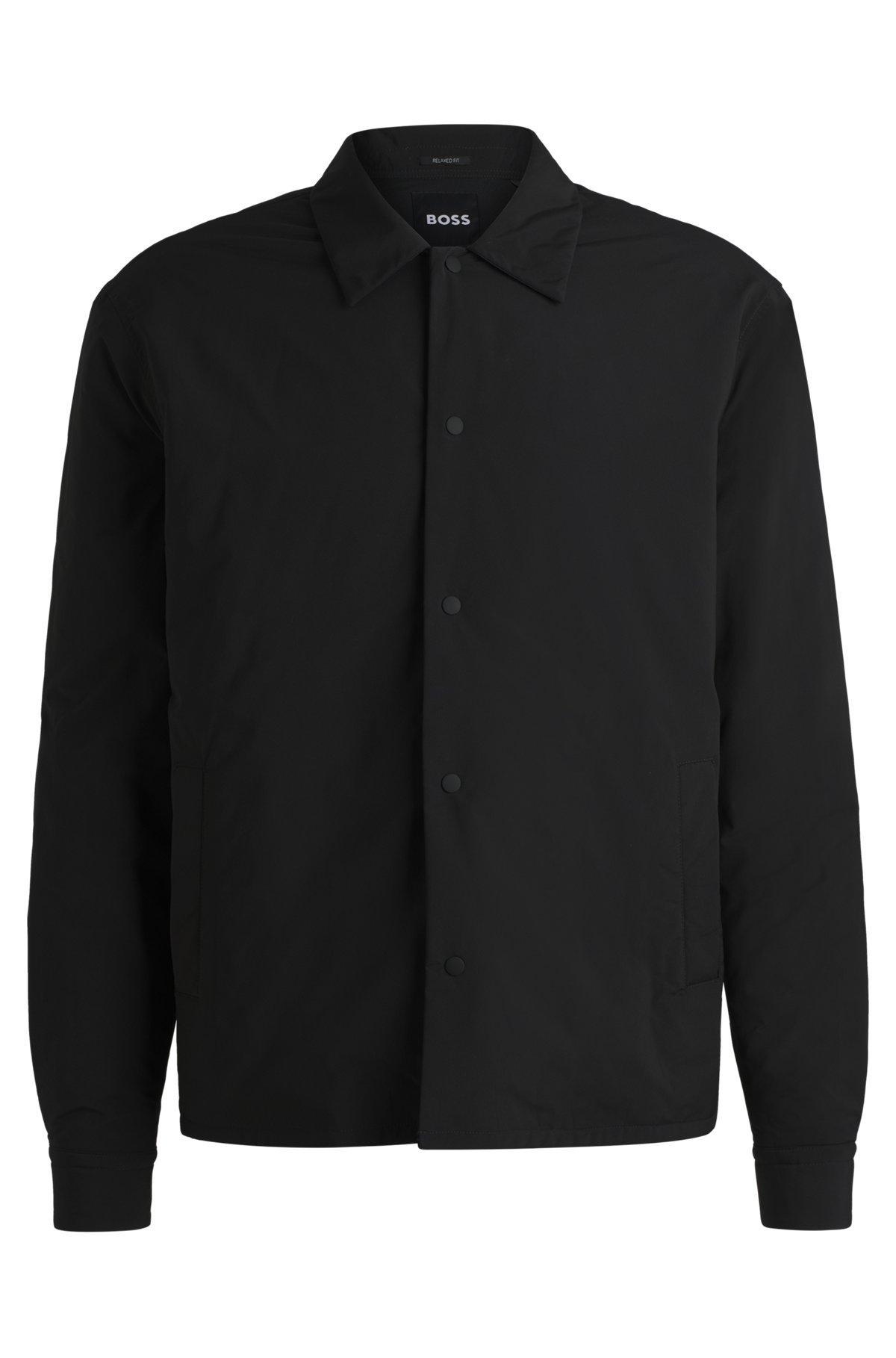 Relaxed-fit overshirt with lightweight padding Product Image