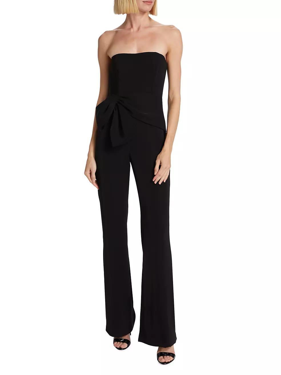 Whitley Crepe Strapless Jumpsuit Product Image