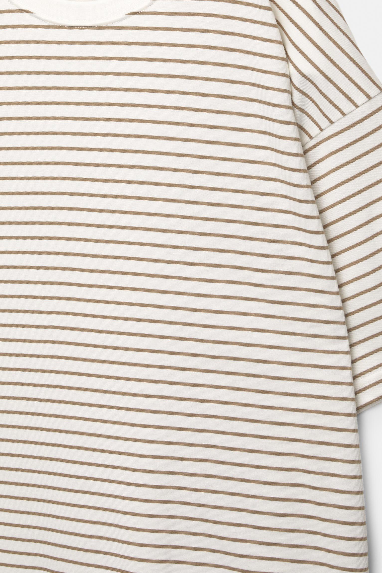 Striped boxy-fit T-shirt Product Image