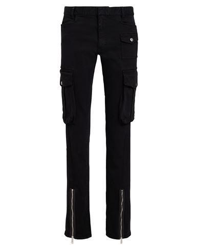 DSQUARED2 Man Jeans Black Size 36 Cotton, Elastane, Cow Leather Product Image