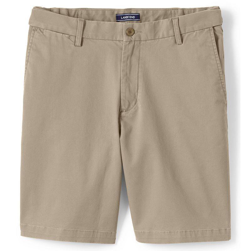 Men's Lands' End 9-inch Comfort-Waist Comfort-First Knockabout Chino Shorts, Size: 34, Green Product Image