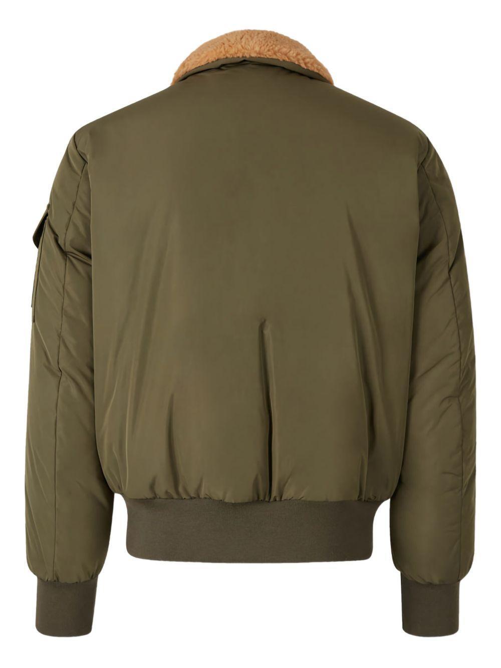 sherpa-collar bomber jacket Product Image