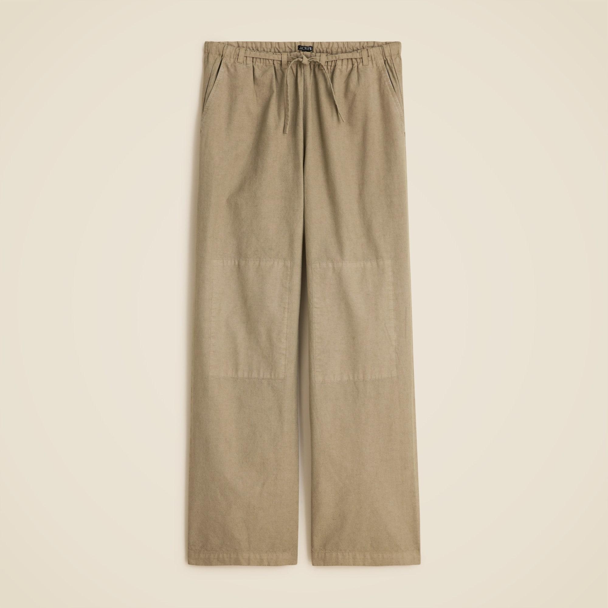 Relaxed utility pant in cotton blend Product Image