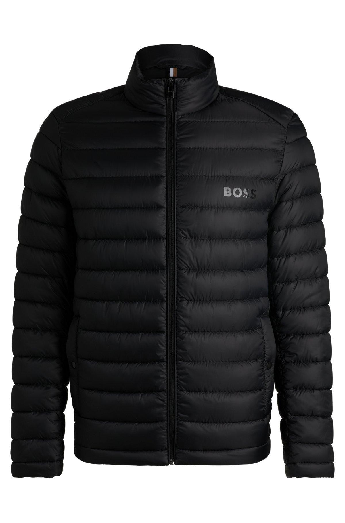 Water-repellent padded jacket with tonal logo Product Image