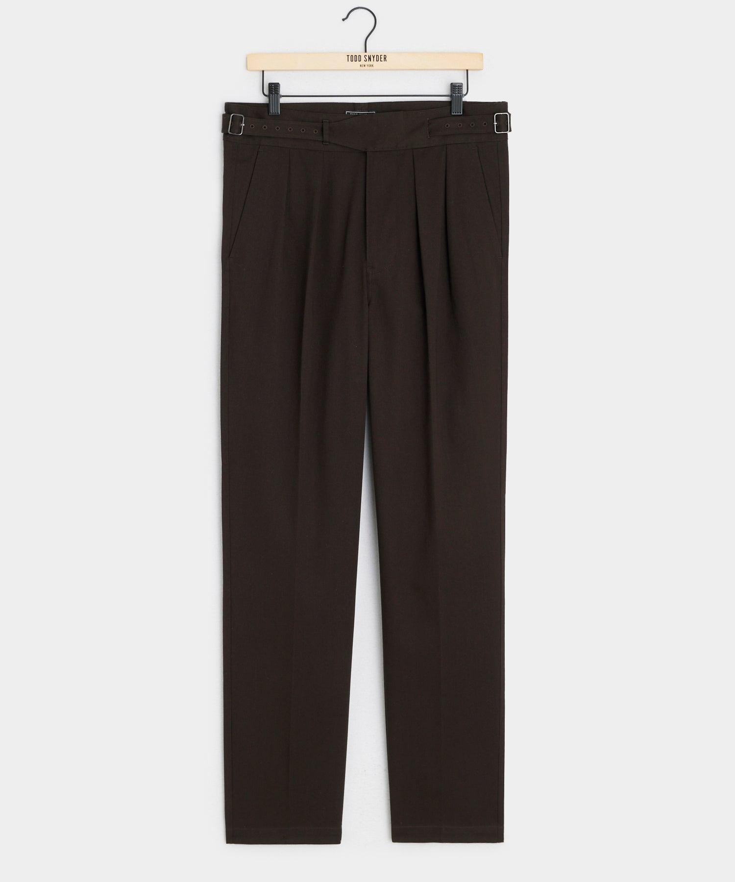 Italian Lightweight Cotton Gurkha Trouser Product Image