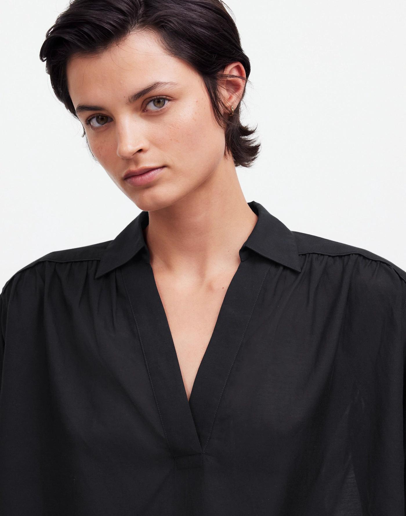 Easy Long-Sleeve Popover Shirt Product Image