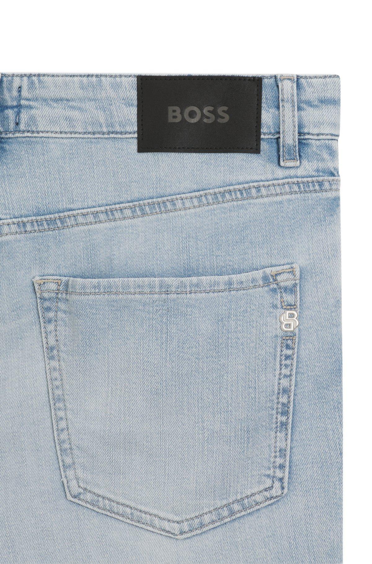 Maine regular-fit jeans in blue mechanical-stretch denim Product Image