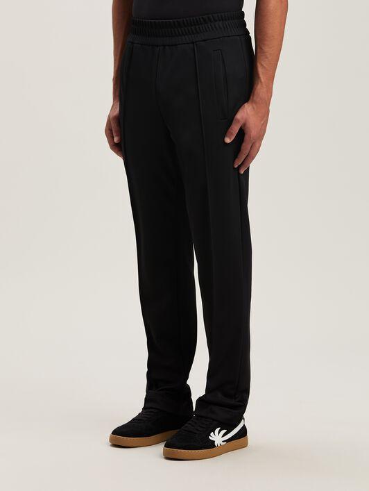 BACK CURVED LOGO TRACK PANTS BLACK - OFF Product Image