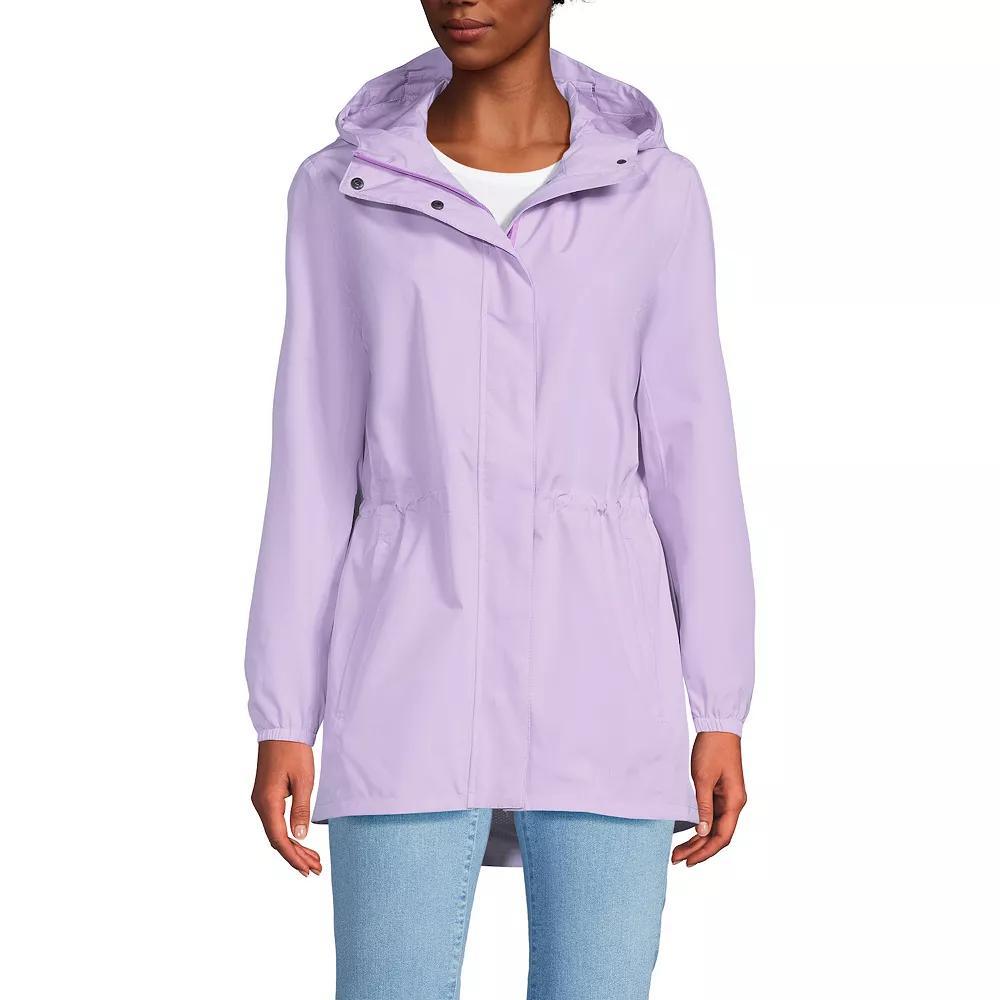 Women's Lands' End Hooded Packable Raincoat,  Product Image