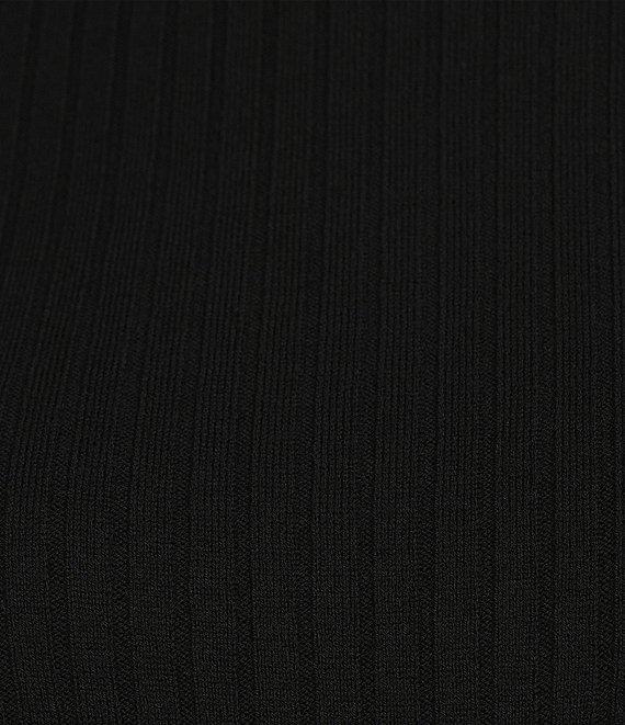 J.McLaughlin Arlette Solid Ribbed Knit Long Sleeve Turtleneck Sweater Product Image