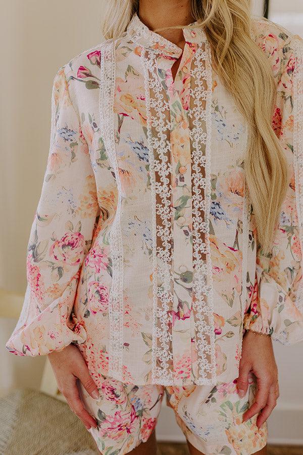 Sweet Garden Floral Button Up Product Image