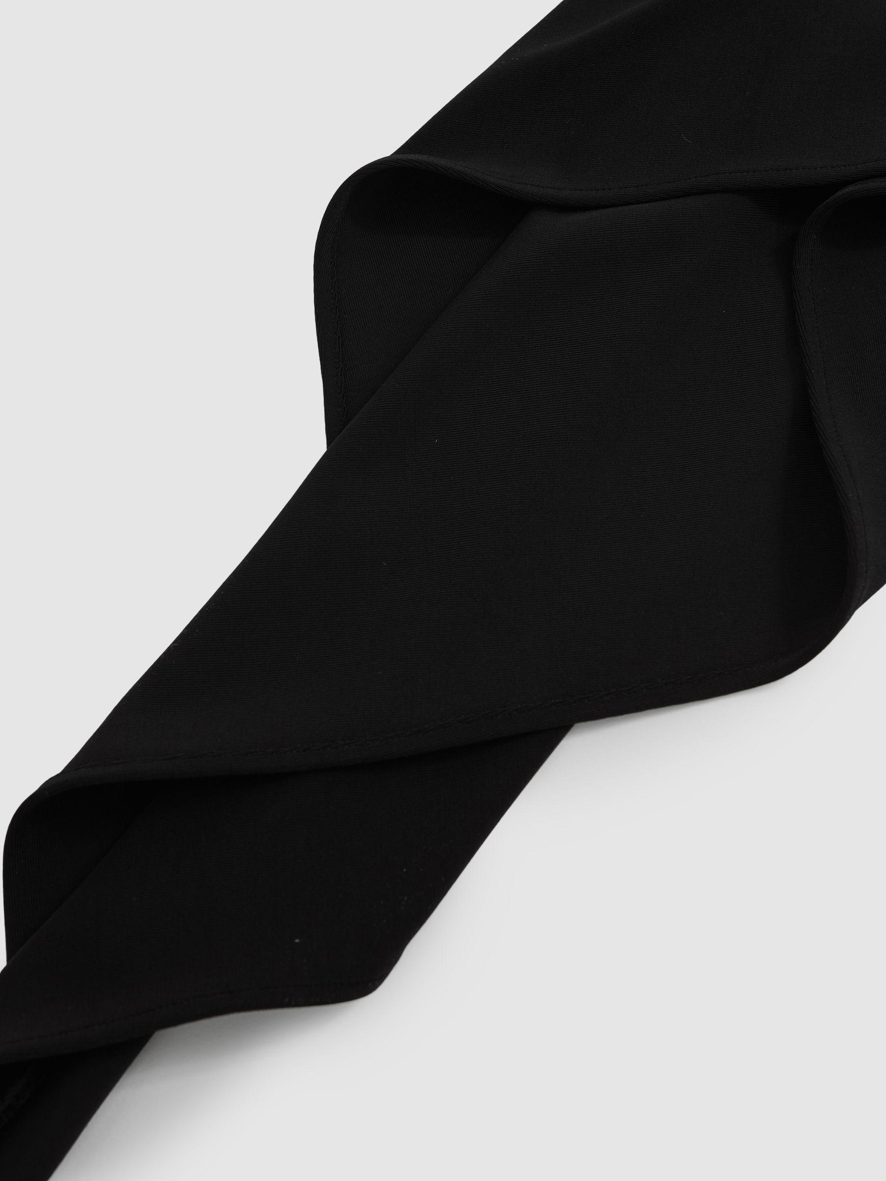 Cape Detail Top in Black Product Image