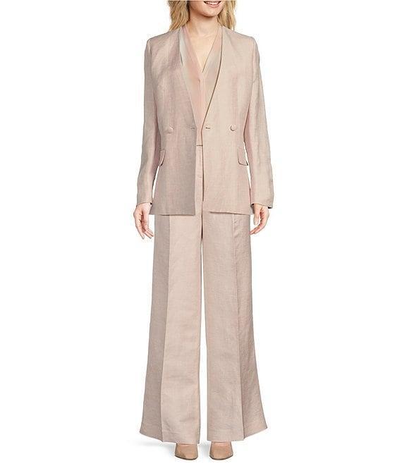 Calvin Klein Twill Side Pocket Coordinating Wide Leg Pants Product Image