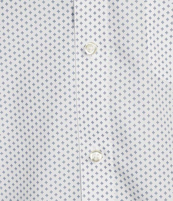 Gold Label Roundtree & Yorke Long Sleeve Geometric Print Sport Shirt Product Image