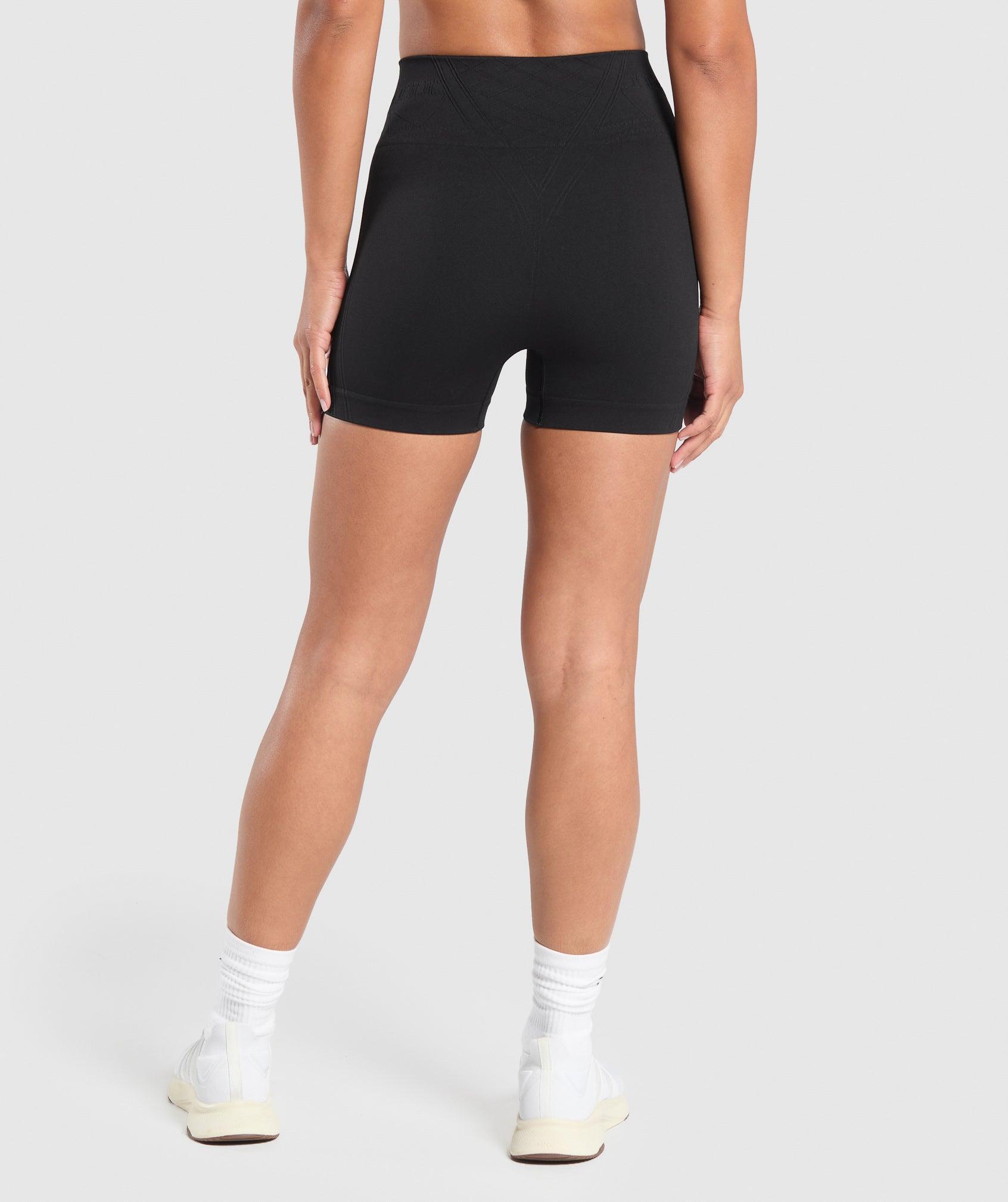 Gymshark Corset Seamless Shorts - Black Female Product Image