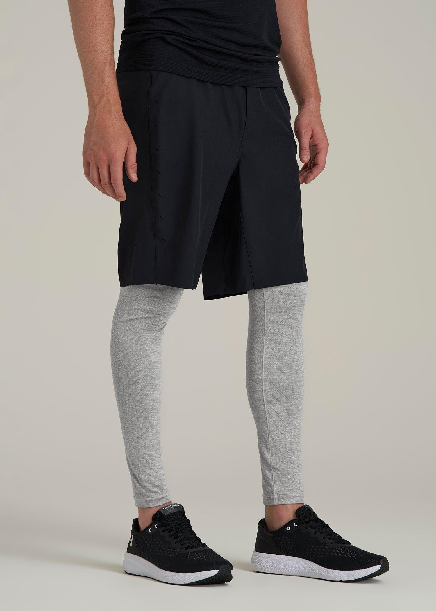 A.T. Performance Tights for Tall Men in Silver Grey Male Product Image