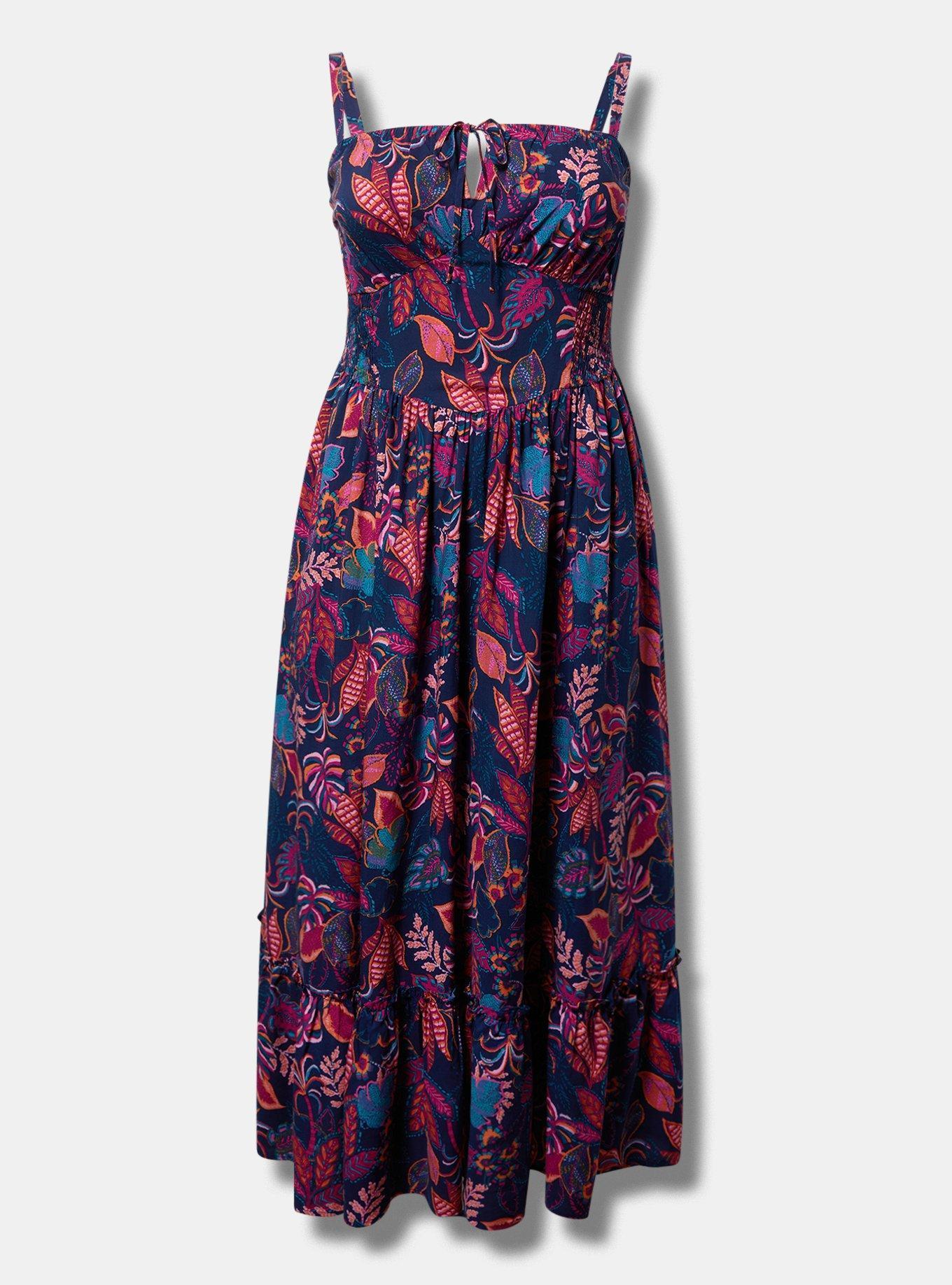 Challis Smocked Maxi Dress Product Image