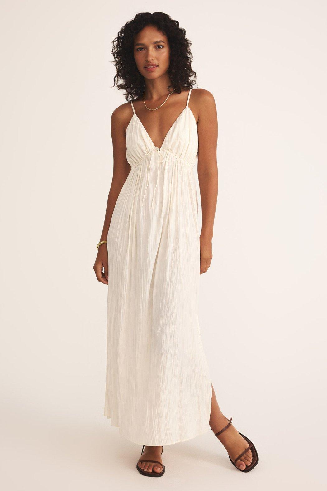 Manon Satin Maxi Dress Product Image
