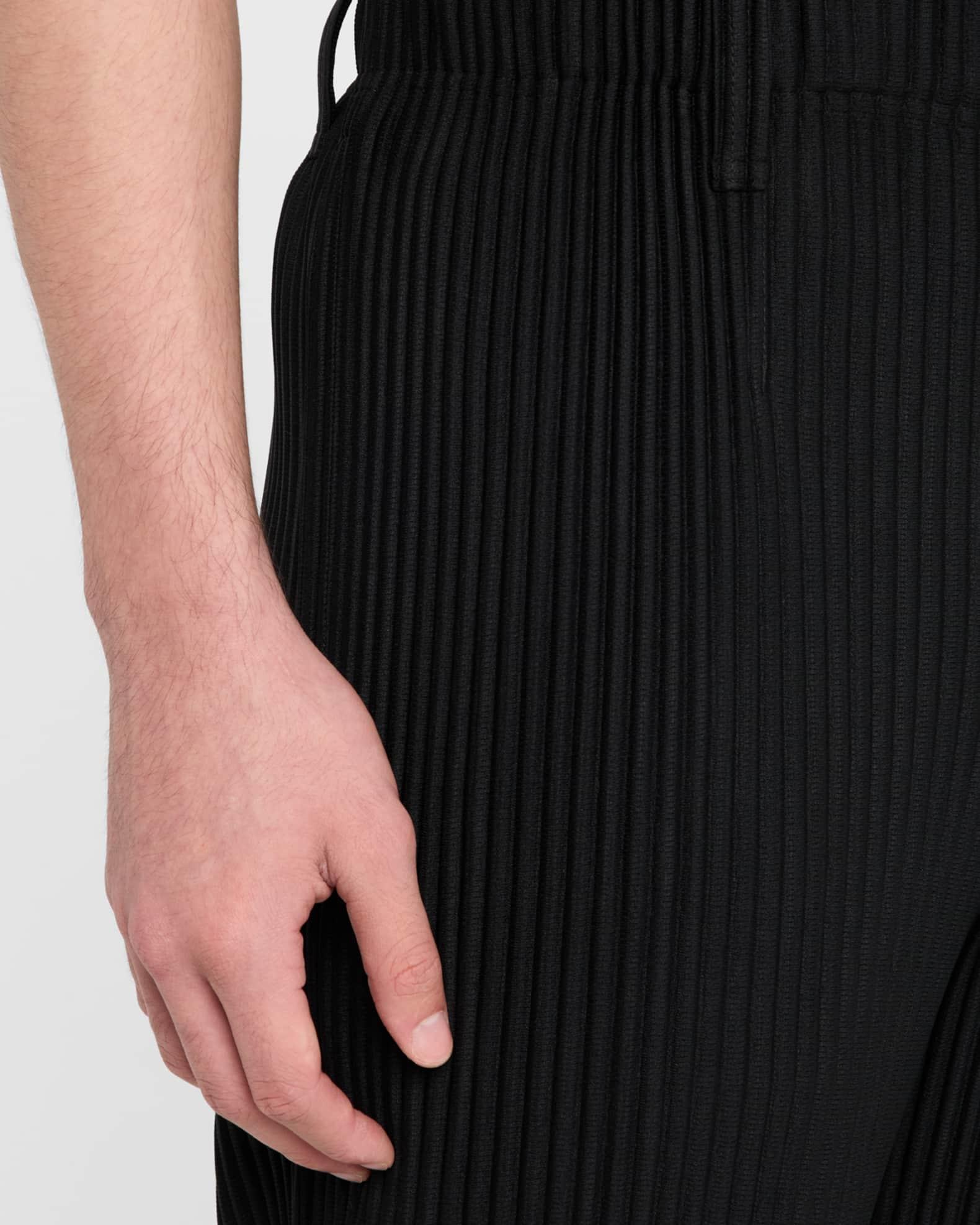 Men's Pleated Flat-Front Pants Product Image