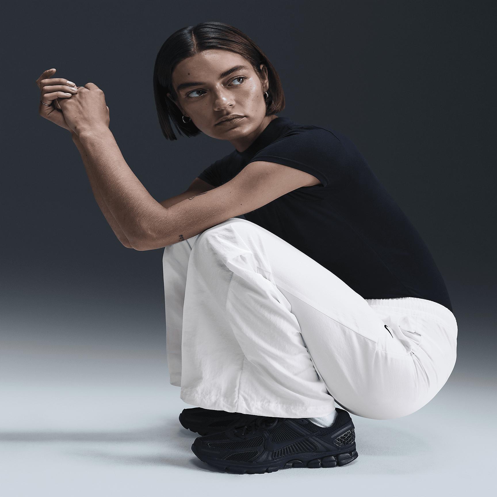 Womens Nike Sportswear Everything Wovens Mid-Rise Open-Hem Pants | FQ3588-338 Product Image