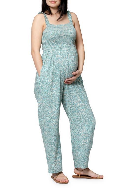 Womens Marais Smocked Jumpsuit Product Image