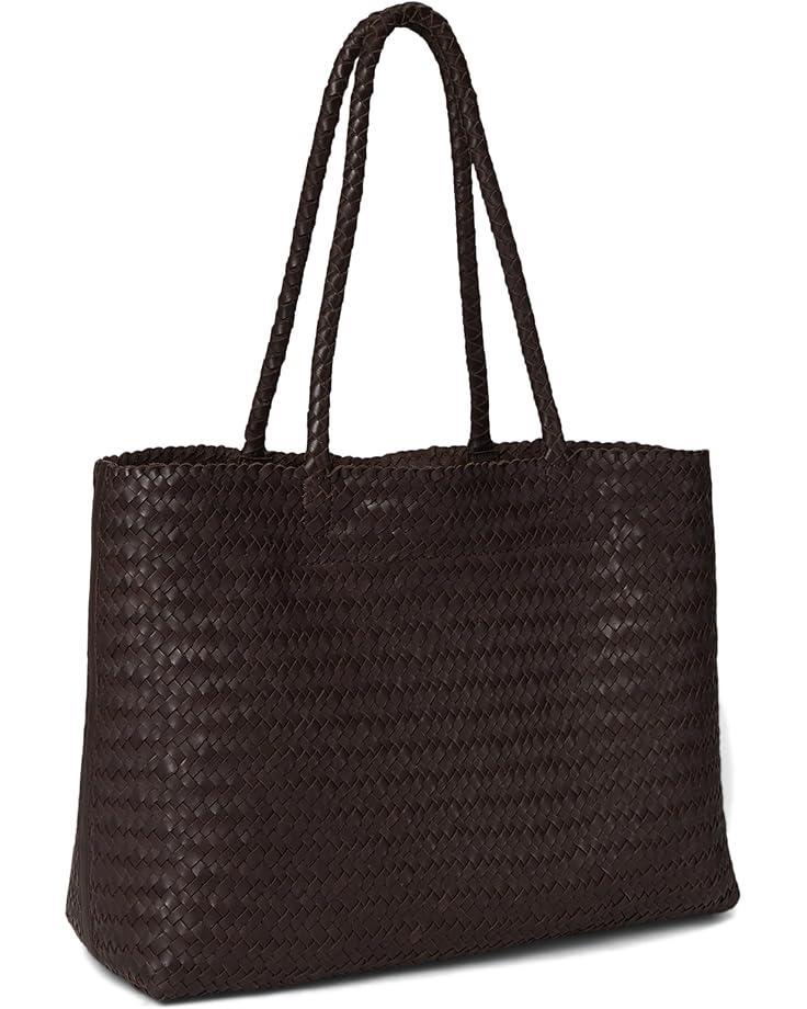 The Essential Curve Shoulder Bag in Handwoven Leather Product Image