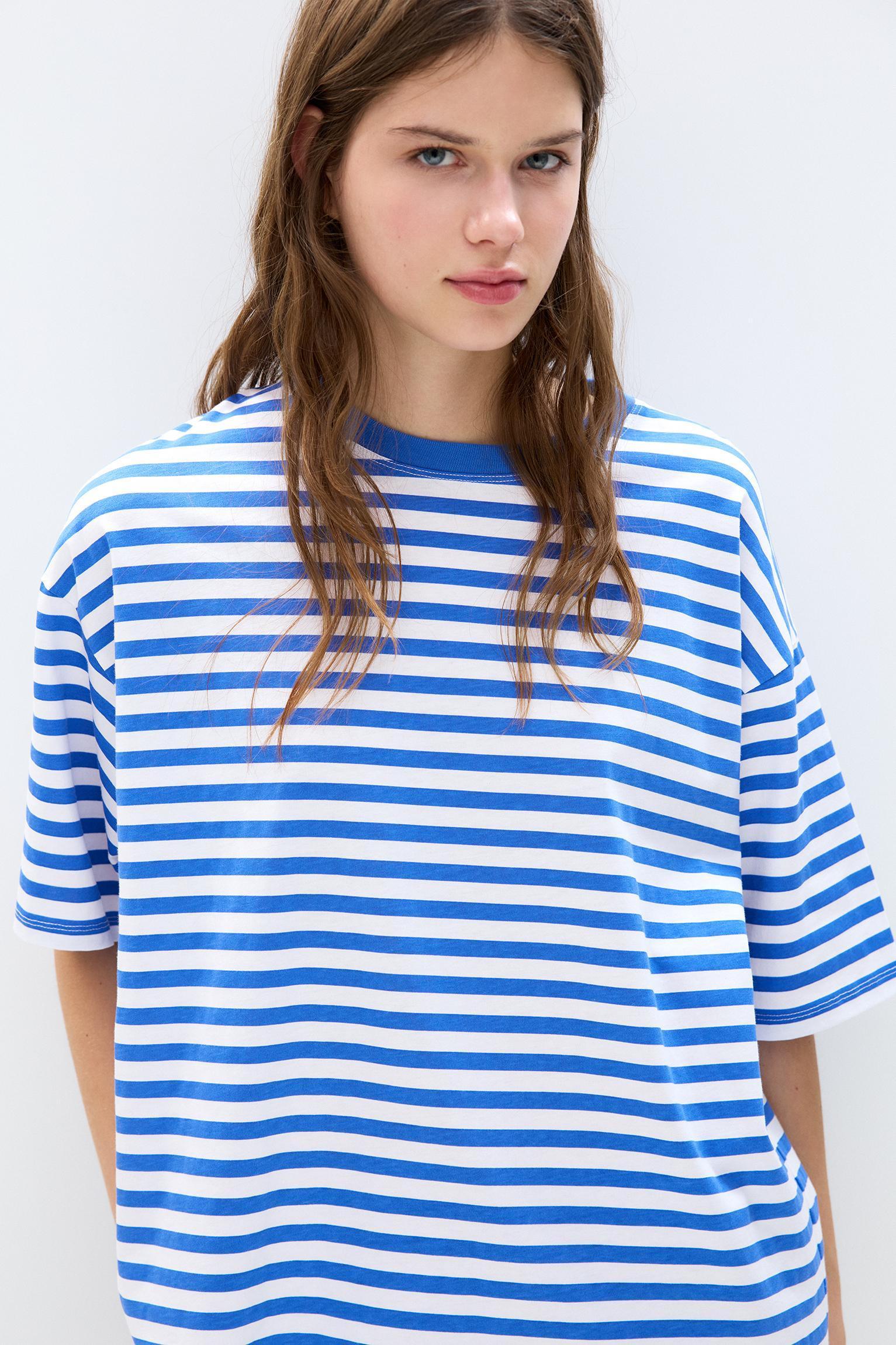 Striped short sleeve T-shirt Product Image