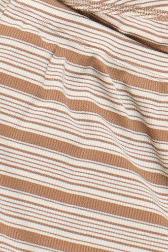 Striped Ribbed Shorts Product Image