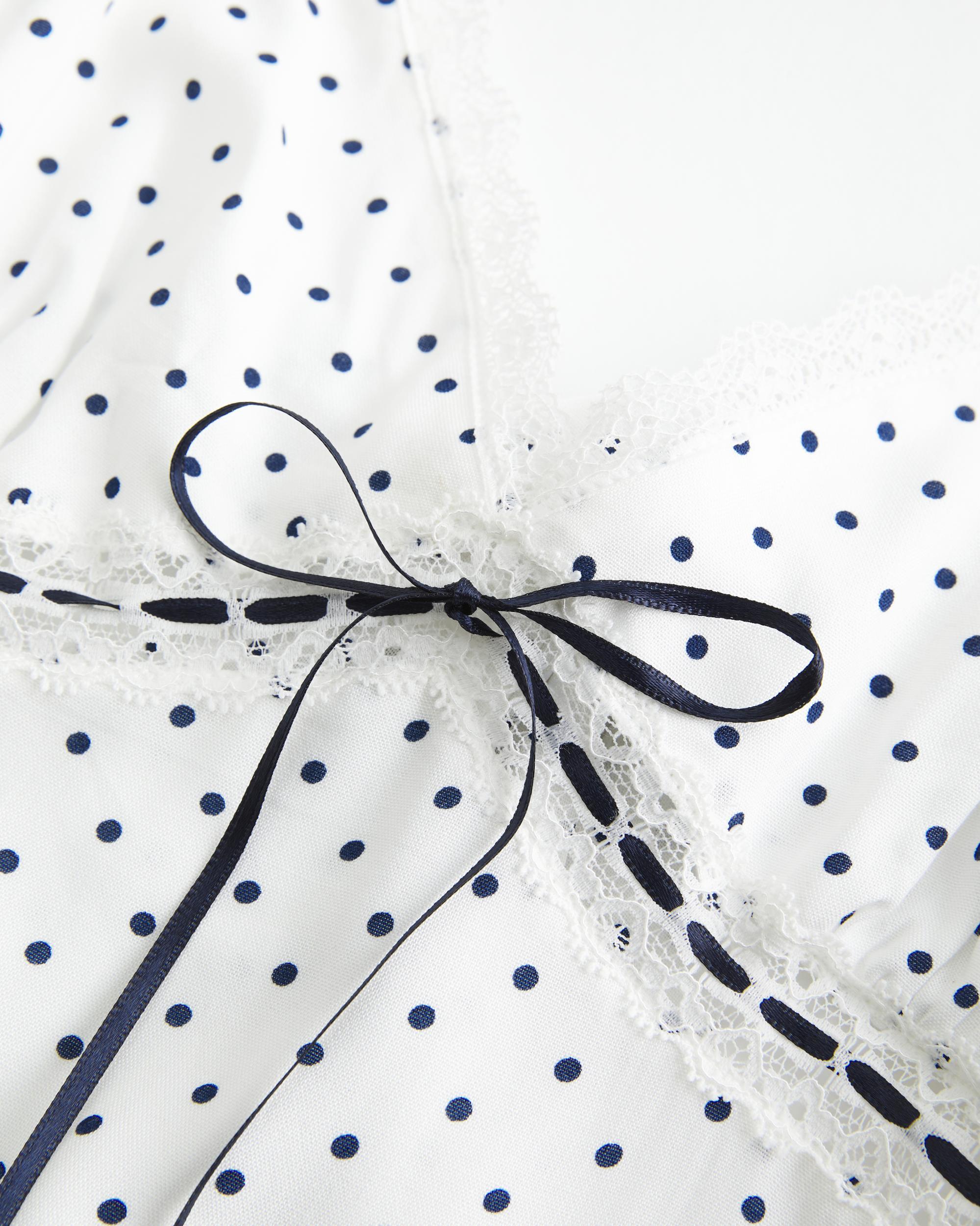 Lace Detail Slip Mini Dress Product Image