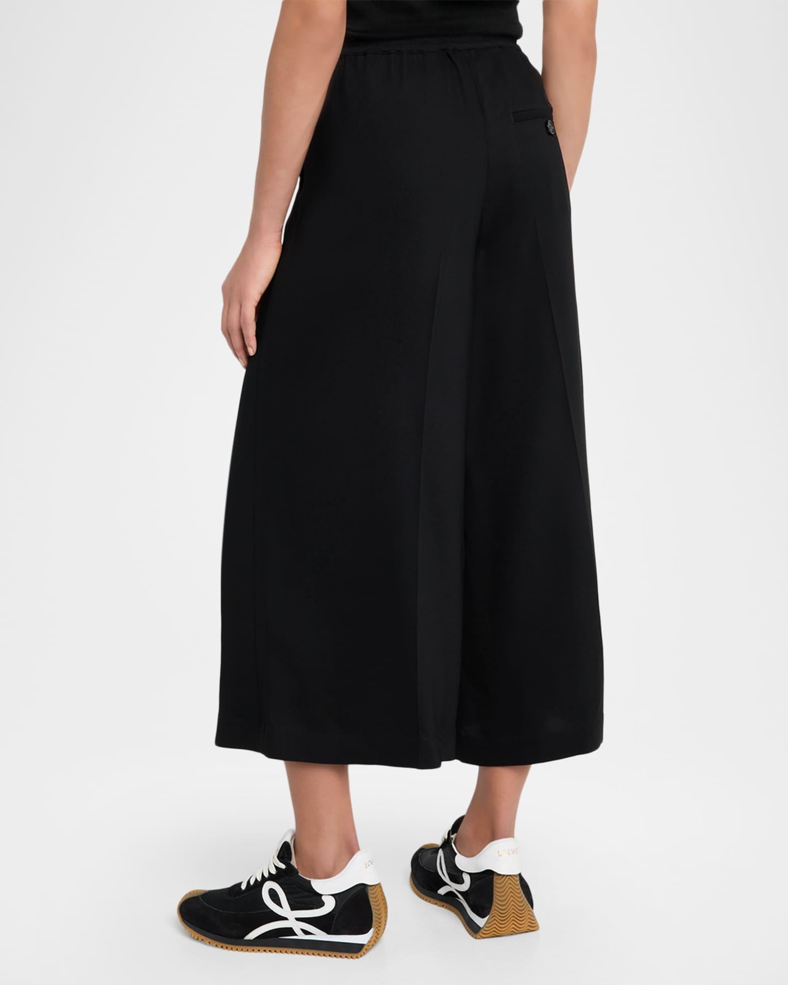 Cropped Drawstring Trousers Product Image