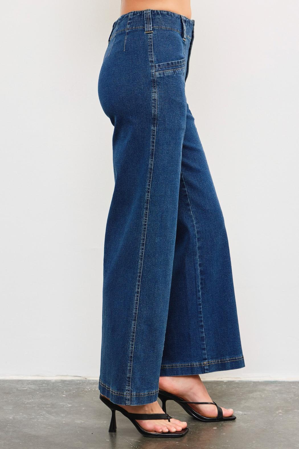 Wide Leg Denim Pant Product Image