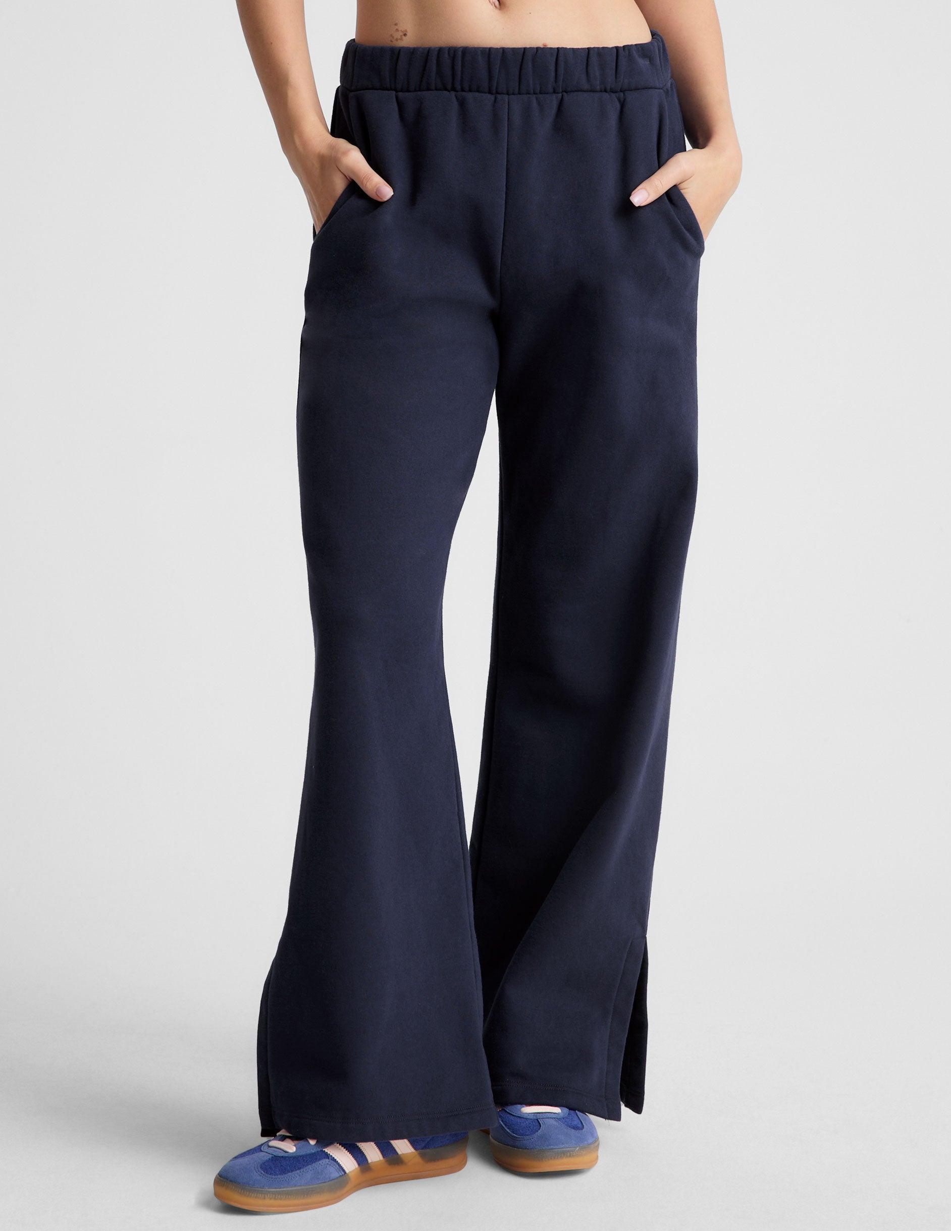 LuxeFleece Wide Leg Pant Product Image