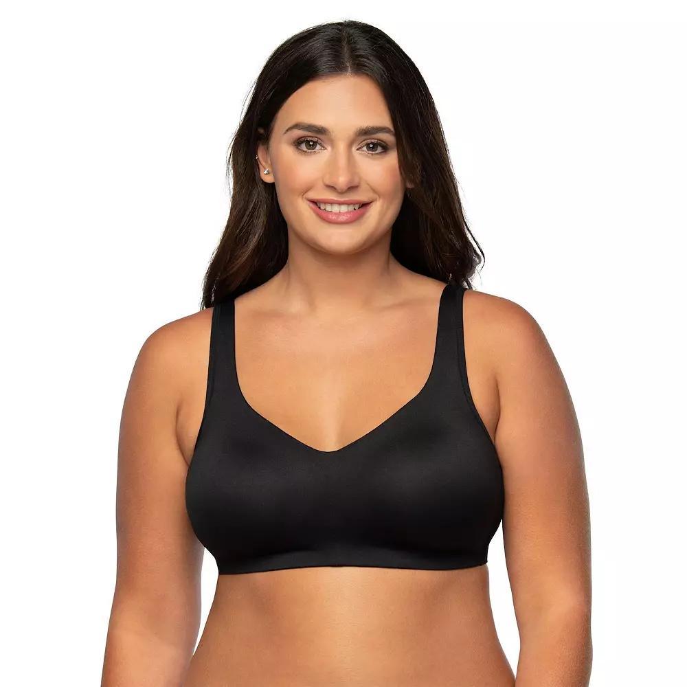 Vanity Fair Lingerie® Beyond Comfort Simple Sizing Wireless Bra 72204, Women's, Size: XXXL, Black Black Product Image