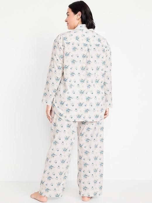 Poplin Pajama Pant Set Product Image