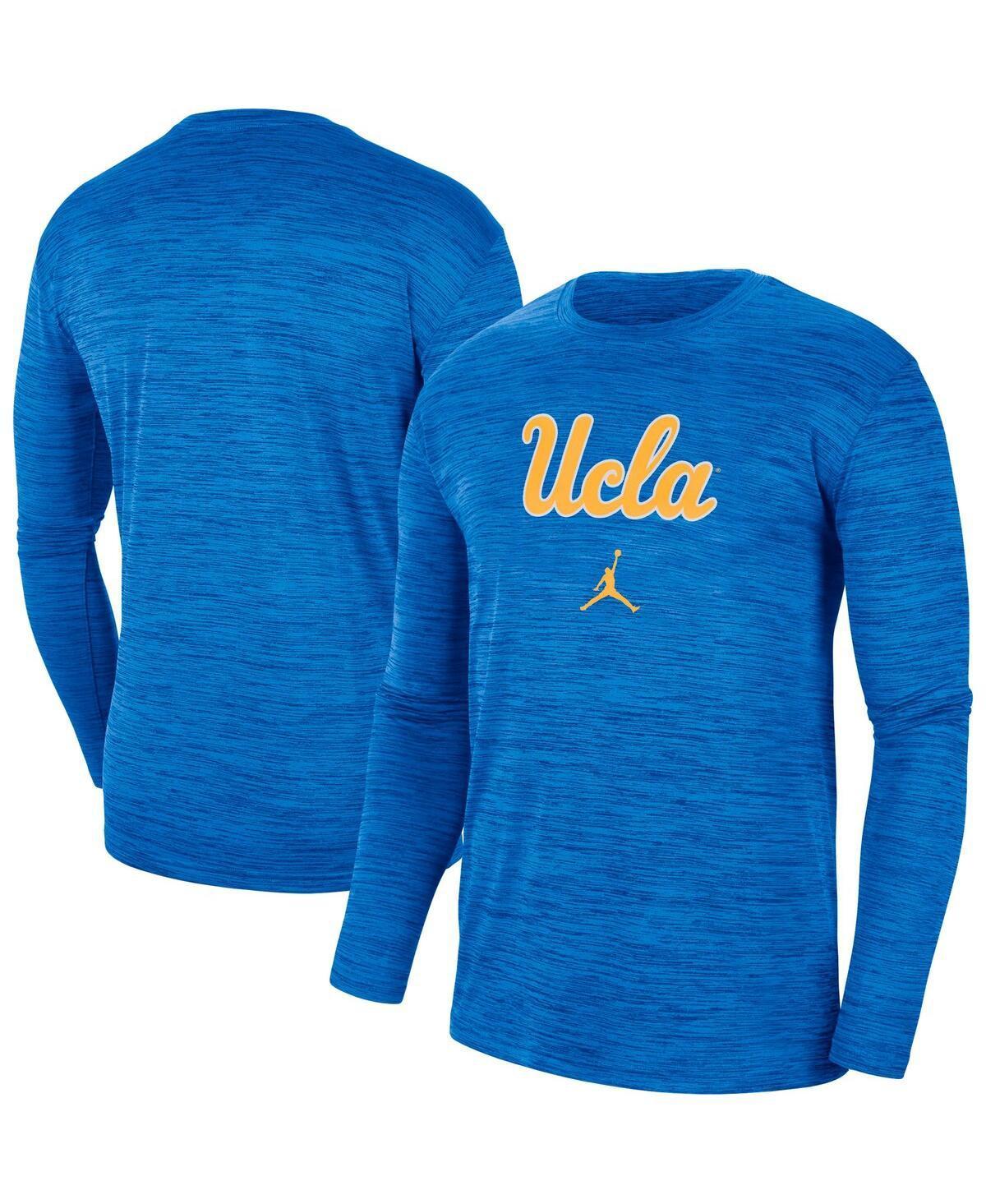 Mens Jordan Blue Ucla Bruins Team Velocity Performance Long Sleeve T-shirt Product Image